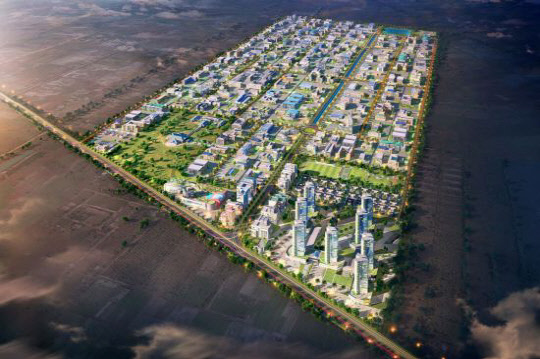 한-미얀마 산업단지 조감도. <LH 제공>